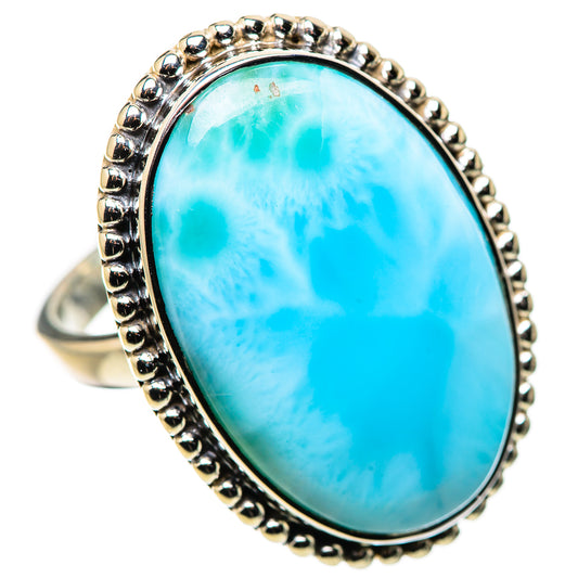Larimar Rings handcrafted by Ana Silver Co - RING134361 - Photo 2