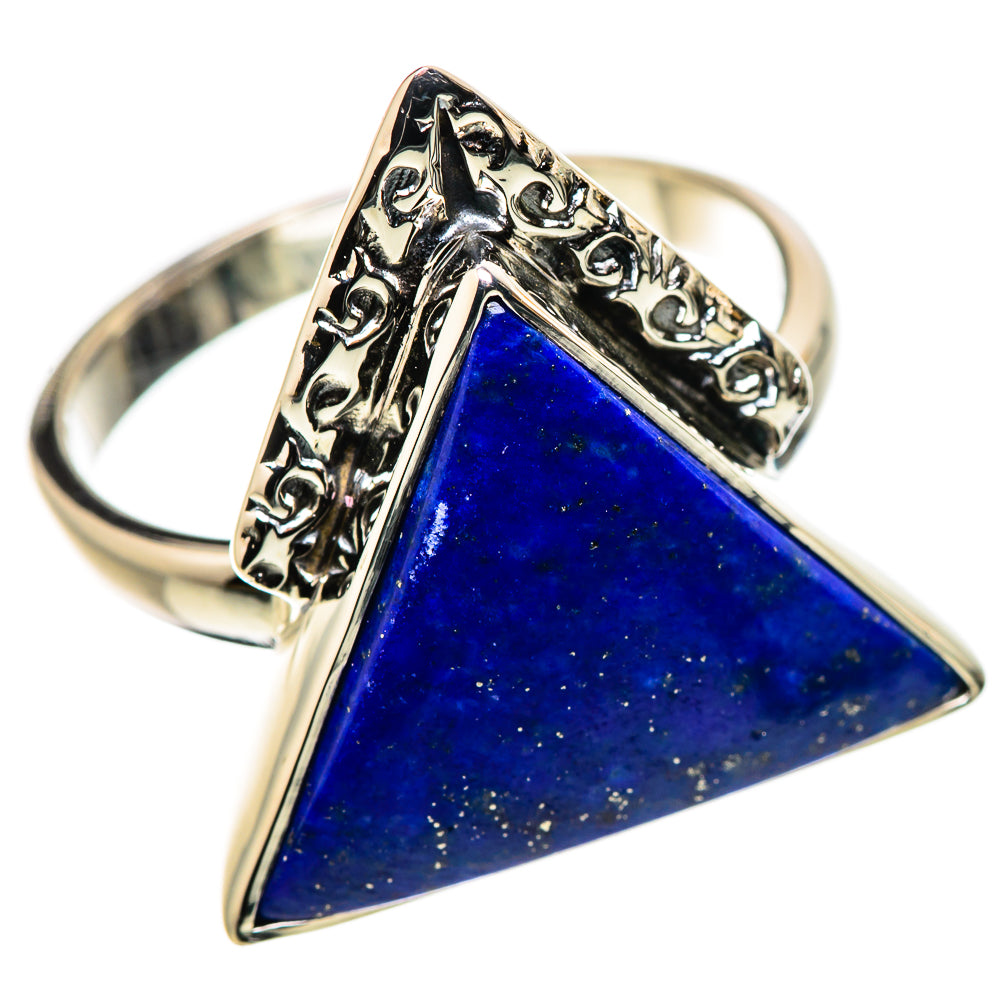 Lapis Lazuli Rings handcrafted by Ana Silver Co - RING134363 - Photo 2