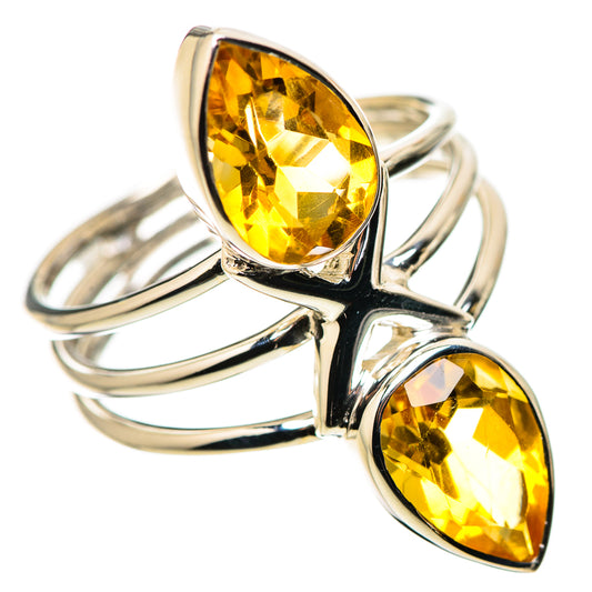 Citrine Rings handcrafted by Ana Silver Co - RING134368 - Photo 2