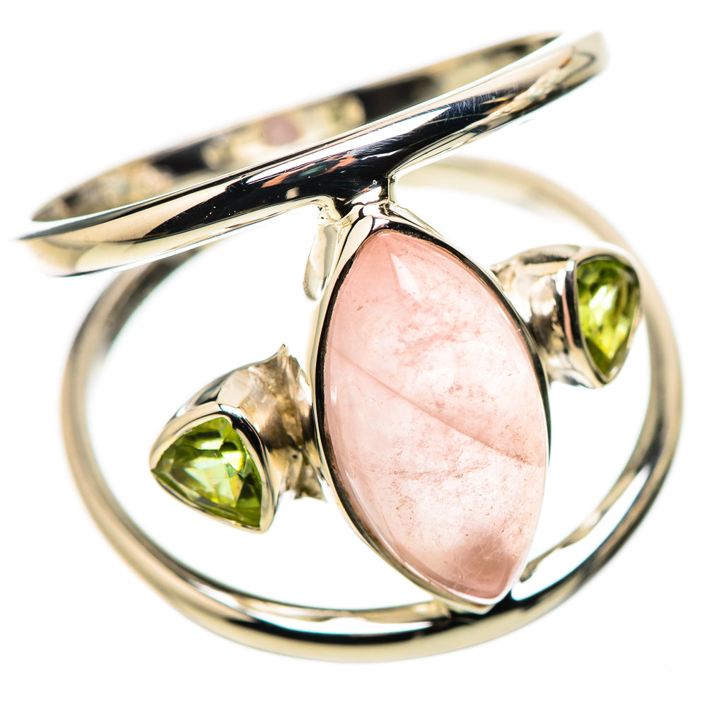 Rose Quartz Rings handcrafted by Ana Silver Co - RING134370 - Photo 2