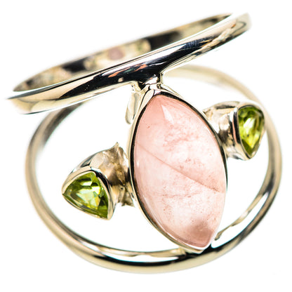 Rose Quartz Rings handcrafted by Ana Silver Co - RING134370 - Photo 2