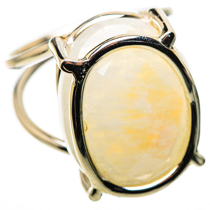 Rainbow Moonstone Rings handcrafted by Ana Silver Co - RING134377 - Photo 2