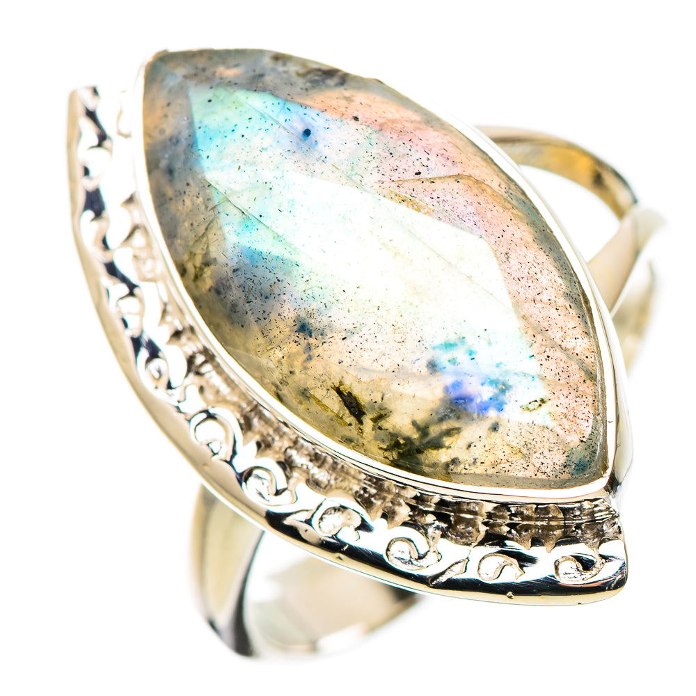 Labradorite Rings handcrafted by Ana Silver Co - RING134379 - Photo 2