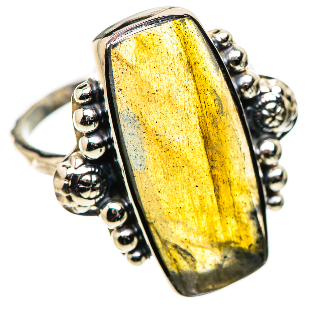 Labradorite Rings handcrafted by Ana Silver Co - RING134385 - Photo 2