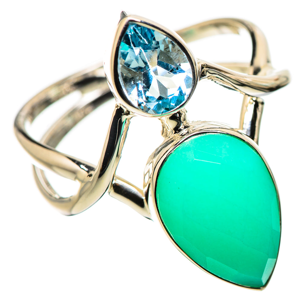 Premium Amazonite Rings handcrafted by Ana Silver Co - RING134389 - Photo 2