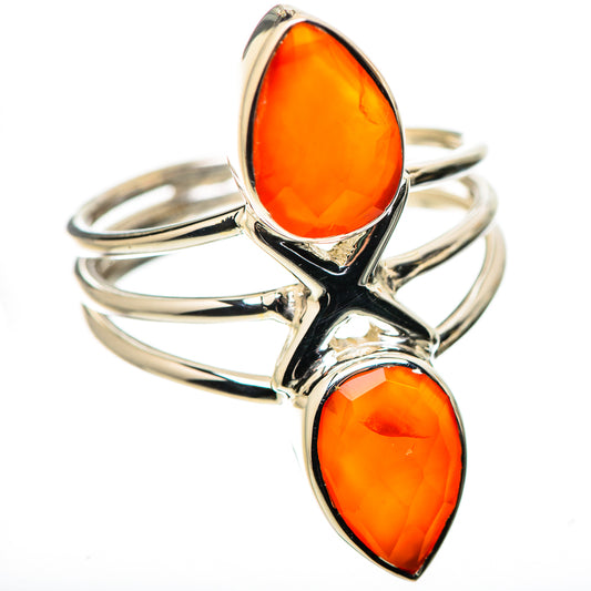 Carnelian Rings handcrafted by Ana Silver Co - RING134390 - Photo 2