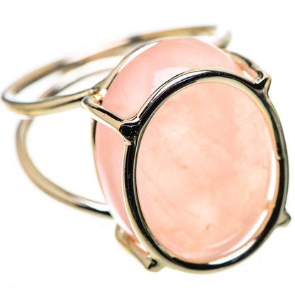 Rose Quartz Rings handcrafted by Ana Silver Co - RING134392 - Photo 2