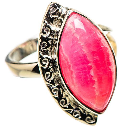 Rhodochrosite Rings handcrafted by Ana Silver Co - RING134393 - Photo 2