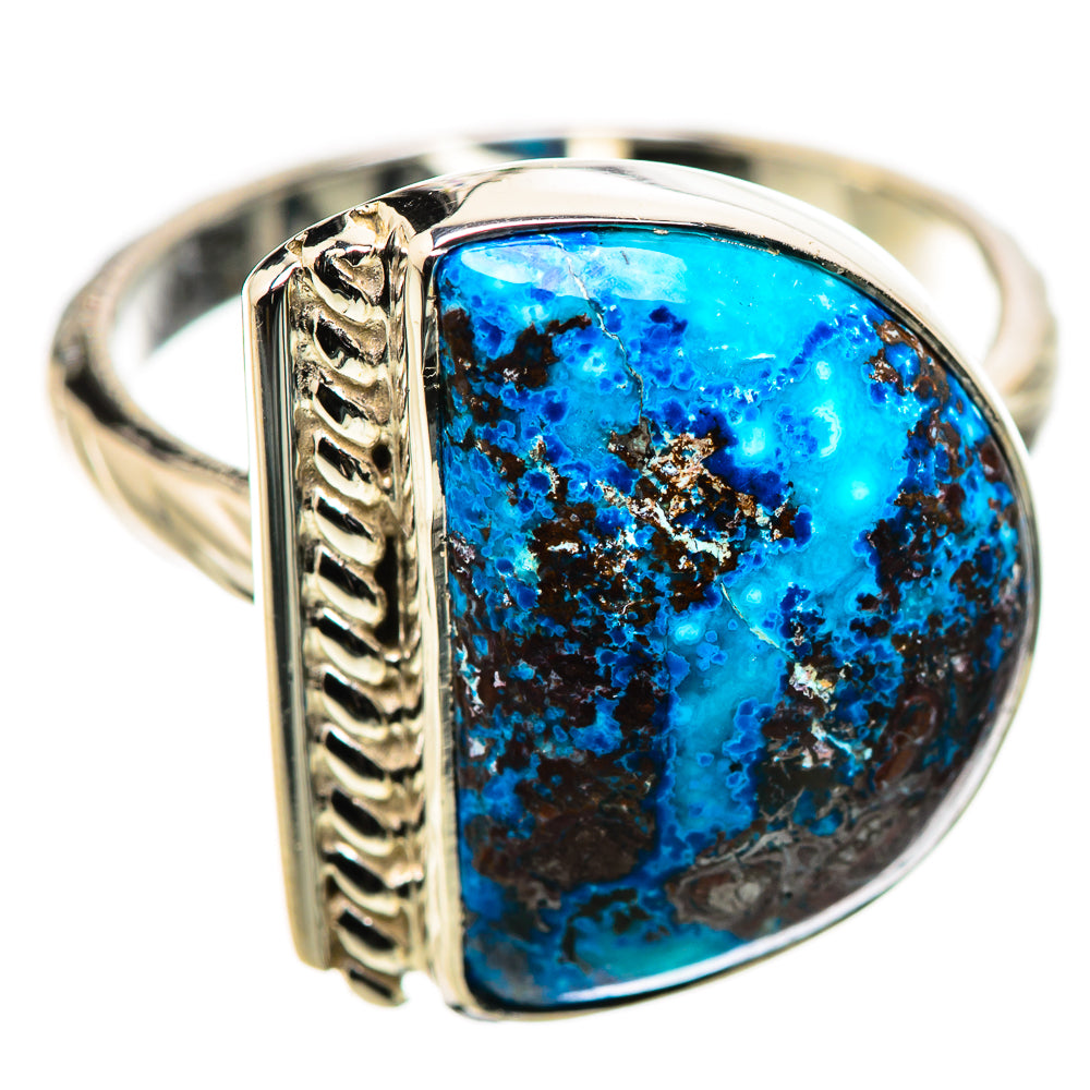 Shattuckite Rings handcrafted by Ana Silver Co - RING134395 - Photo 2
