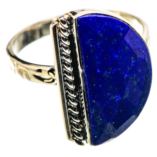 Lapis Lazuli Rings handcrafted by Ana Silver Co - RING134404 - Photo 2