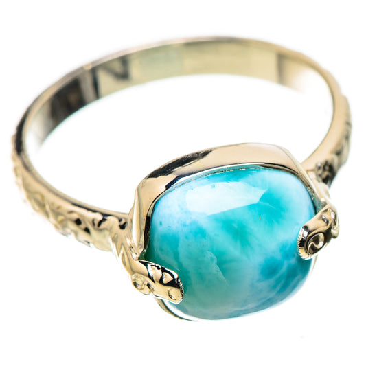 Larimar Rings handcrafted by Ana Silver Co - RING134405 - Photo 2