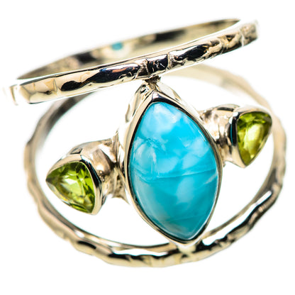 Larimar Rings handcrafted by Ana Silver Co - RING134407 - Photo 2