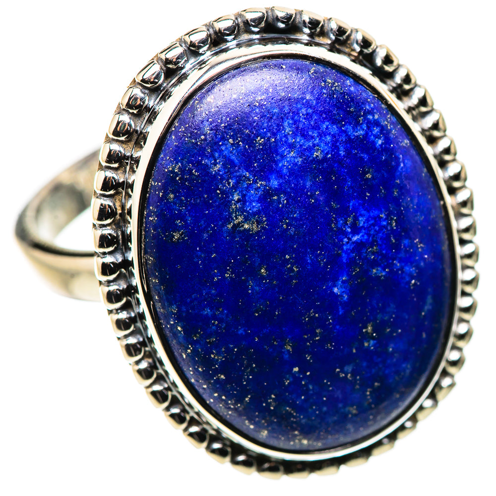 Lapis Lazuli Rings handcrafted by Ana Silver Co - RING134408 - Photo 2