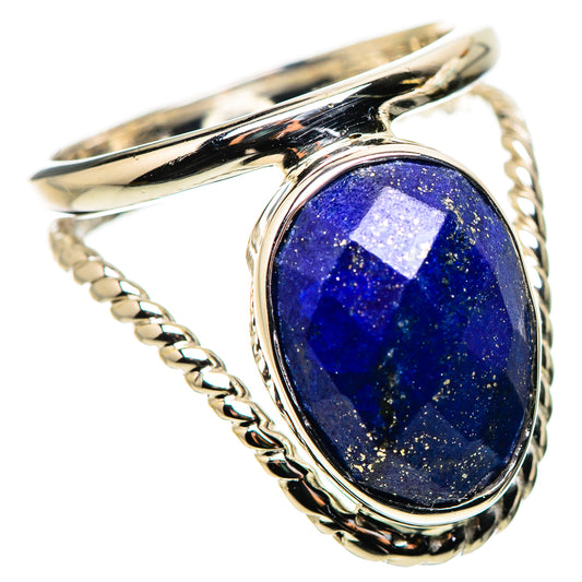 Lapis Lazuli Rings handcrafted by Ana Silver Co - RING134409 - Photo 2
