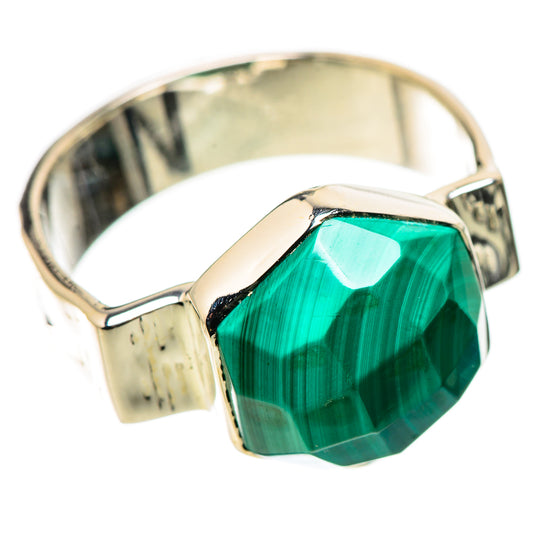 Malachite Rings handcrafted by Ana Silver Co - RING134413 - Photo 2