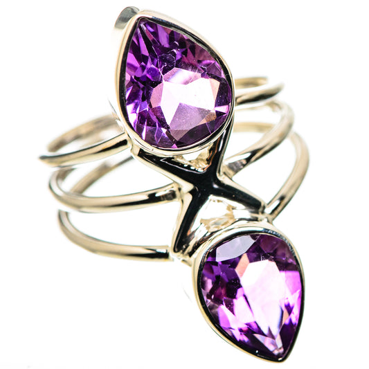Amethyst Rings handcrafted by Ana Silver Co - RING134417 - Photo 2