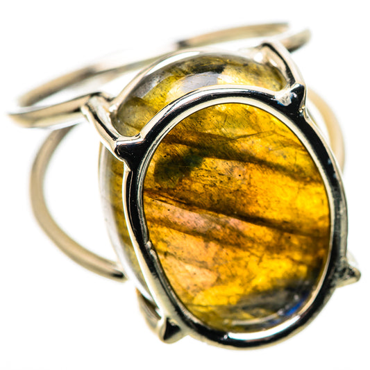 Labradorite Rings handcrafted by Ana Silver Co - RING134425 - Photo 2