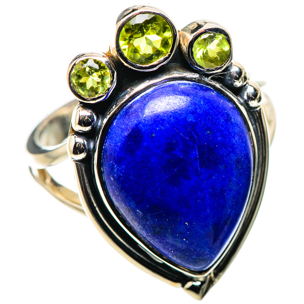 Lapis Lazuli Rings handcrafted by Ana Silver Co - RING134427 - Photo 2