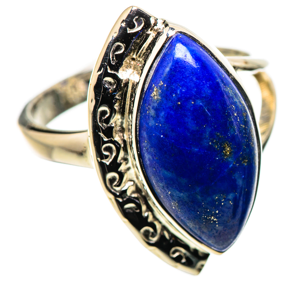 Lapis Lazuli Rings handcrafted by Ana Silver Co - RING134432 - Photo 2