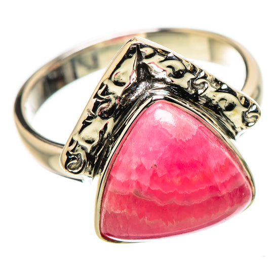 Rhodochrosite Rings handcrafted by Ana Silver Co - RING134435 - Photo 2