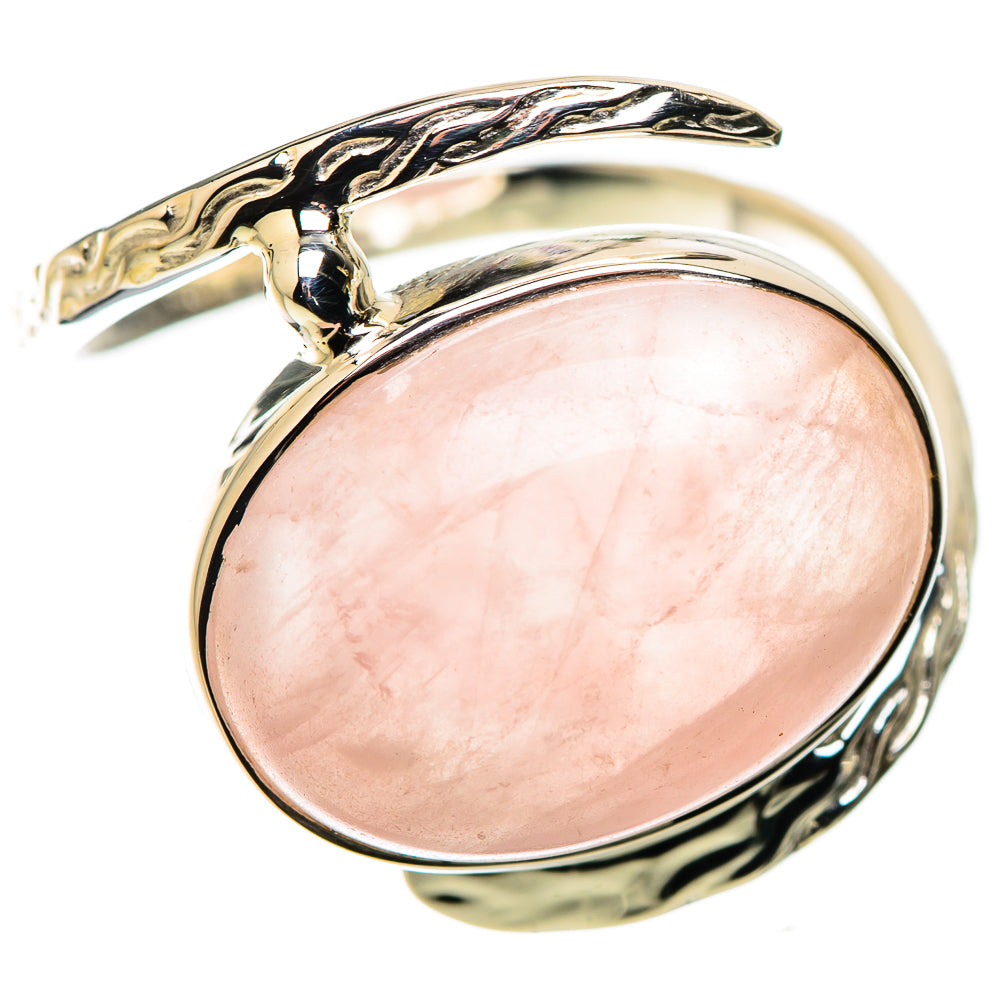 Rose Quartz Rings handcrafted by Ana Silver Co - RING134436 - Photo 2