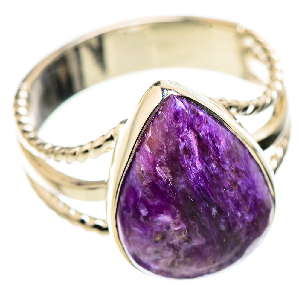 Charoite Rings handcrafted by Ana Silver Co - RING134437 - Photo 2