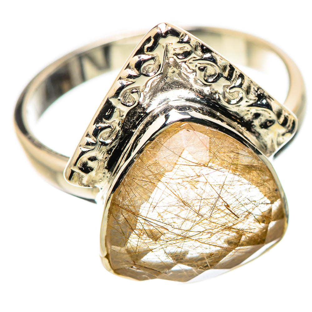 Rutilated Quartz Rings handcrafted by Ana Silver Co - RING134441 - Photo 2