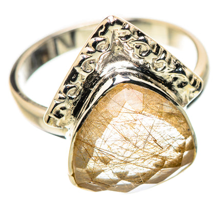 Rutilated Quartz Rings handcrafted by Ana Silver Co - RING134441 - Photo 2