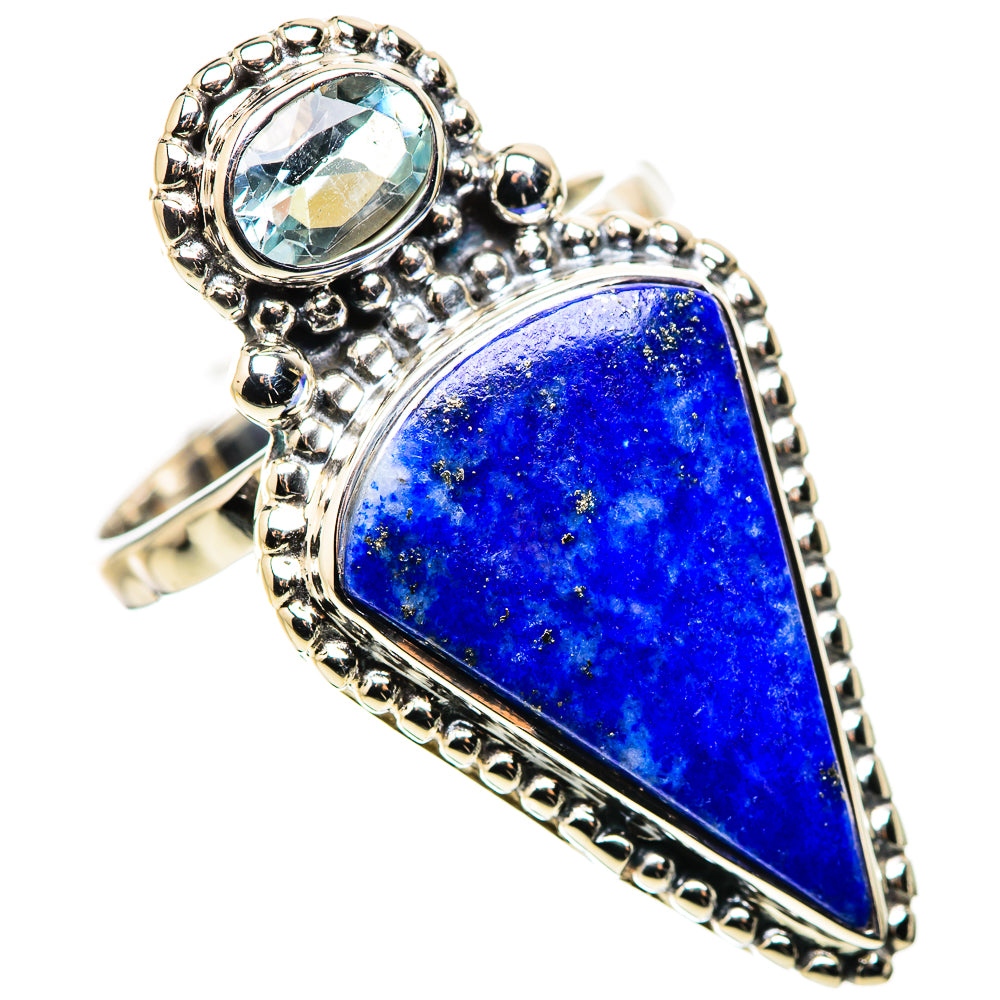 Lapis Lazuli Rings handcrafted by Ana Silver Co - RING134449 - Photo 2