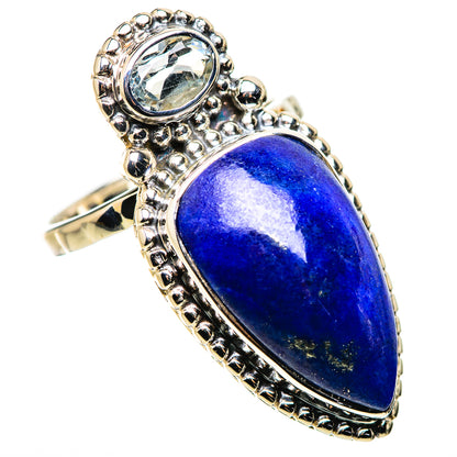 Lapis Lazuli Rings handcrafted by Ana Silver Co - RING134452 - Photo 2