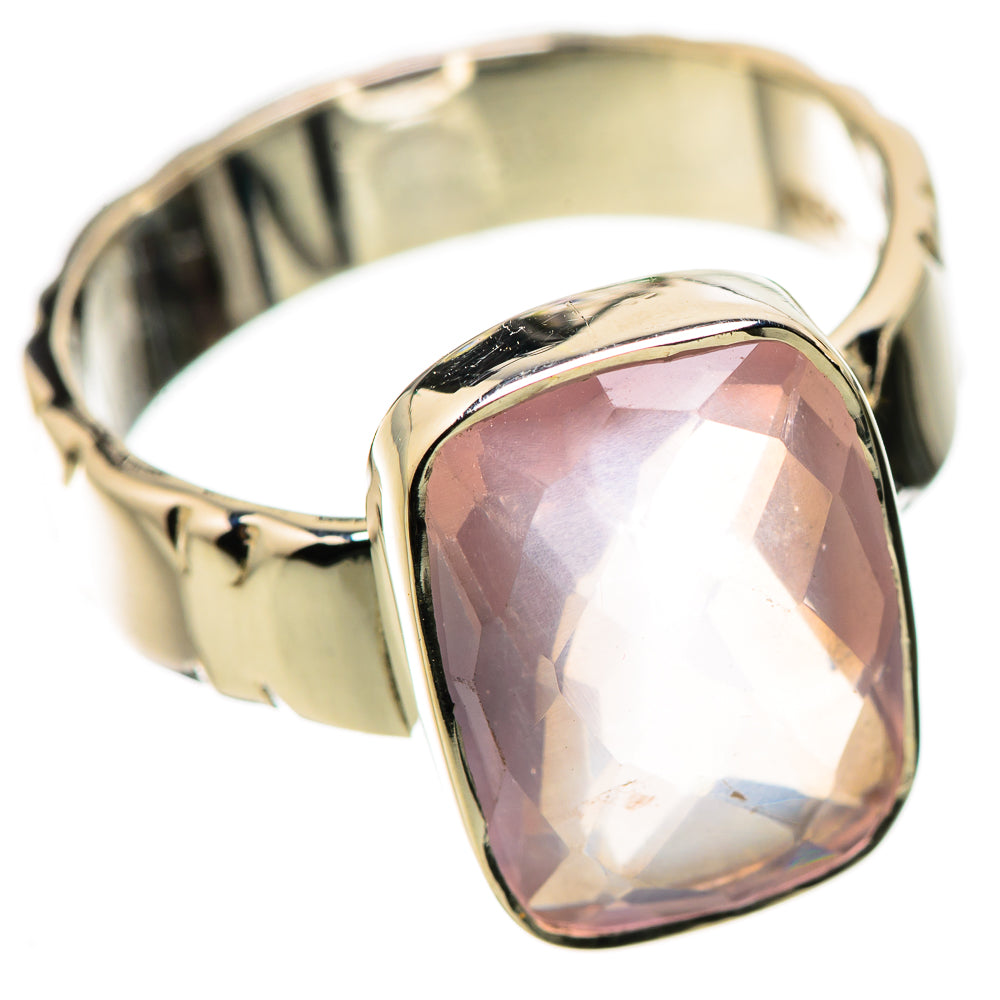 Rose Quartz Rings handcrafted by Ana Silver Co - RING134456 - Photo 2