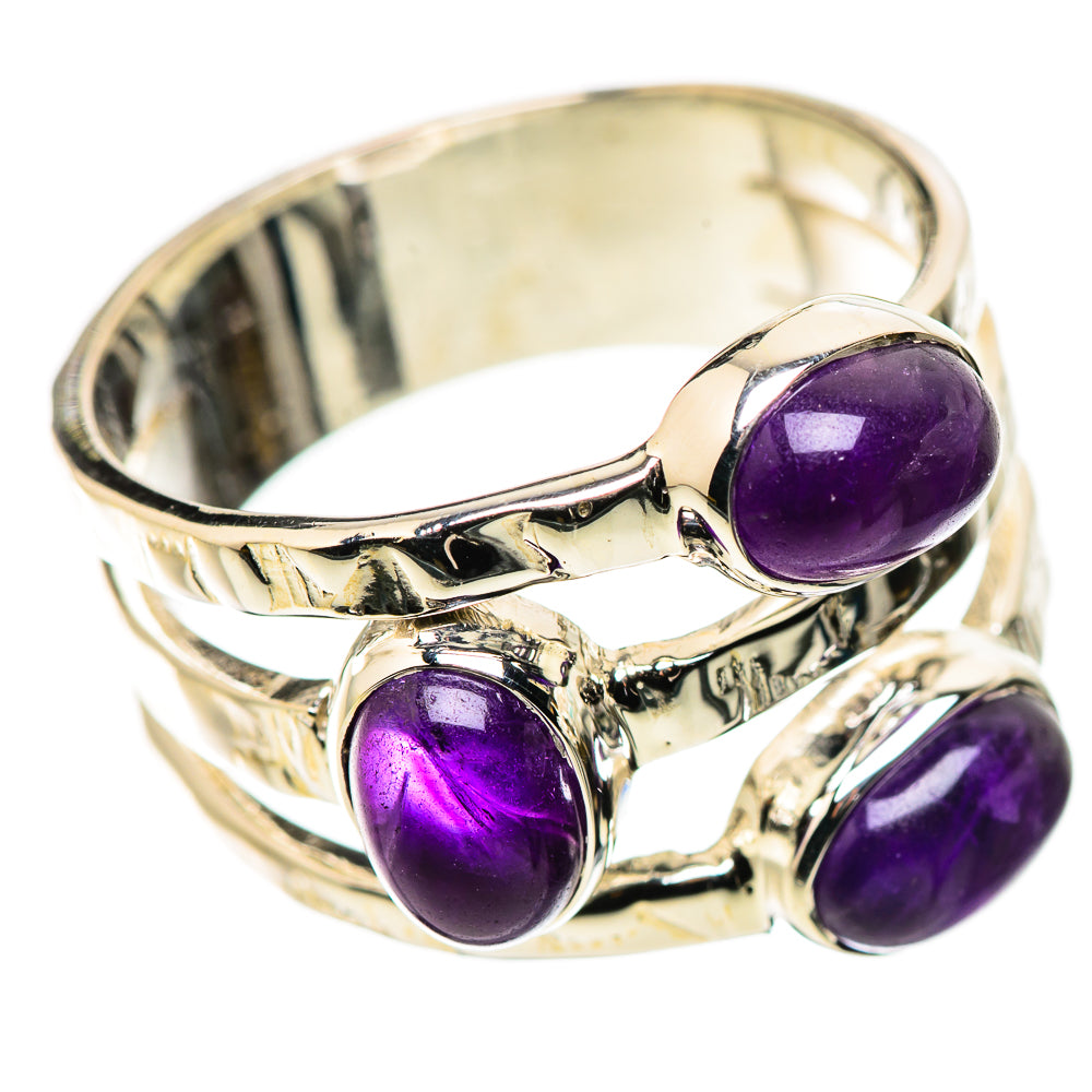 Amethyst Rings handcrafted by Ana Silver Co - RING134457 - Photo 2
