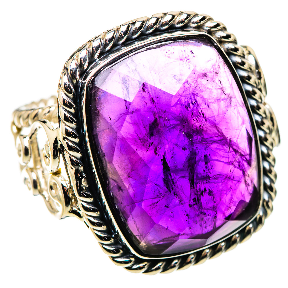 Amethyst Rings handcrafted by Ana Silver Co - RING134478 - Photo 2