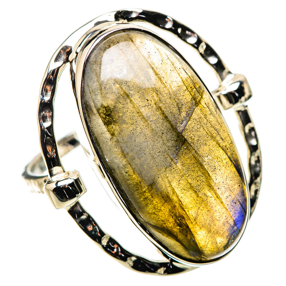 Labradorite Rings handcrafted by Ana Silver Co - RING134491 - Photo 2