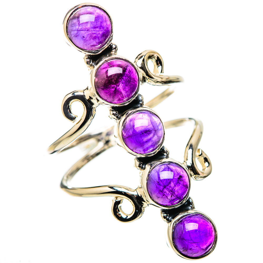 Amethyst Rings handcrafted by Ana Silver Co - RING134493 - Photo 2