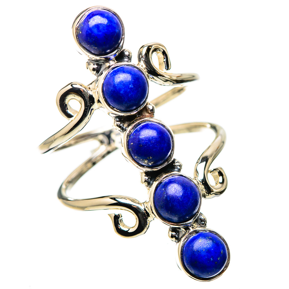 Lapis Lazuli Rings handcrafted by Ana Silver Co - RING134502 - Photo 2