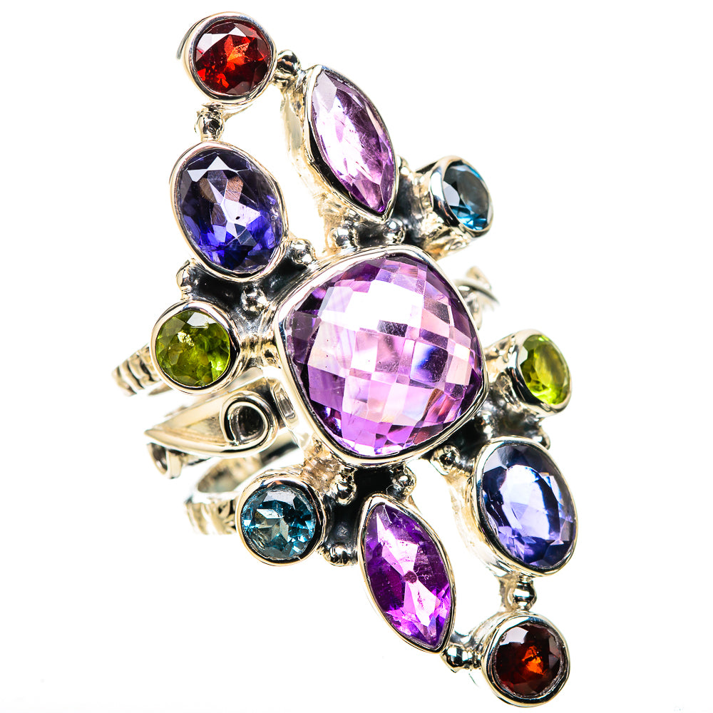 Amethyst Rings handcrafted by Ana Silver Co - RING134508 - Photo 2