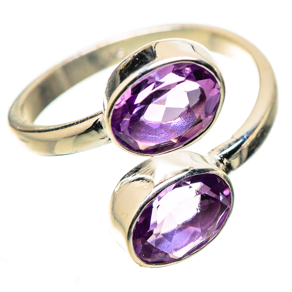 Amethyst Rings handcrafted by Ana Silver Co - RING134572_SIZE-6 - Photo 2
