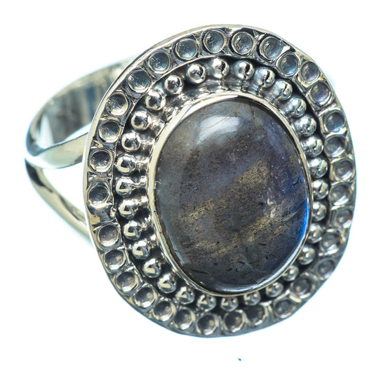 Labradorite Rings handcrafted by Ana Silver Co - RING13511