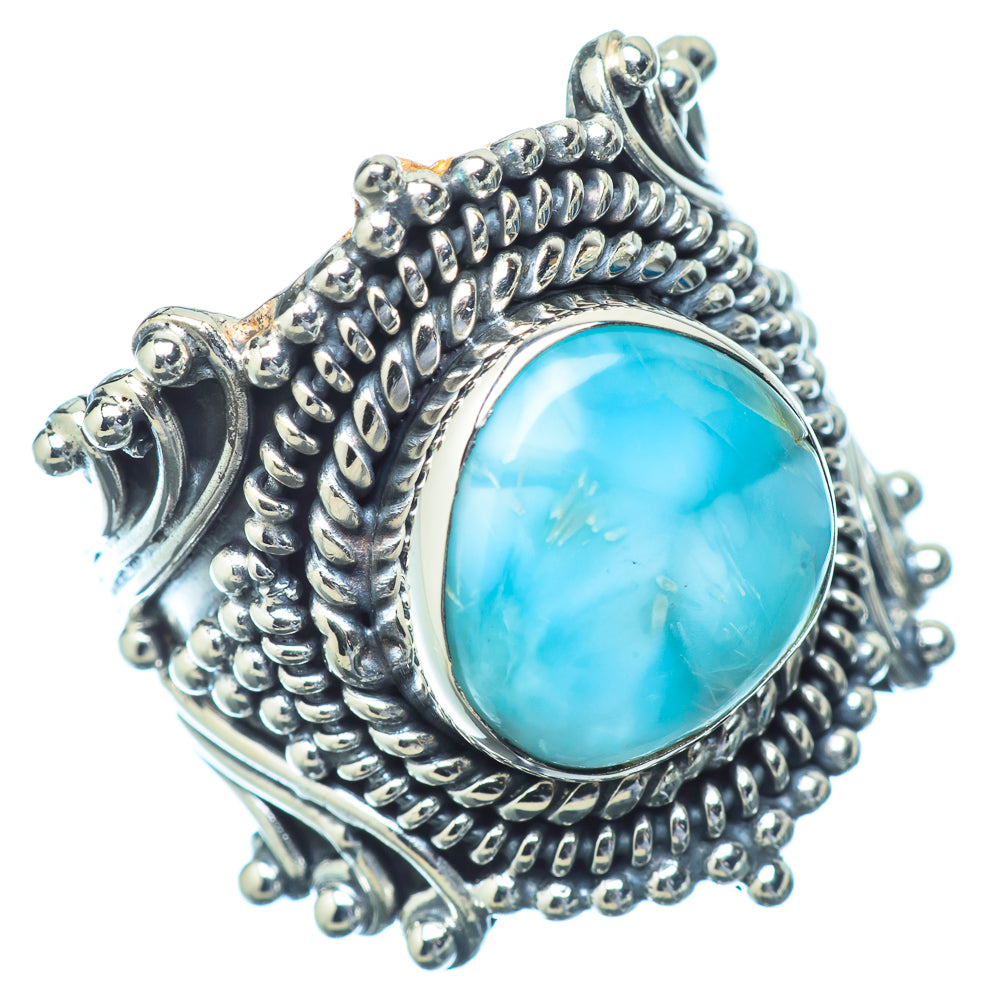 Larimar Rings handcrafted by Ana Silver Co - RING13992