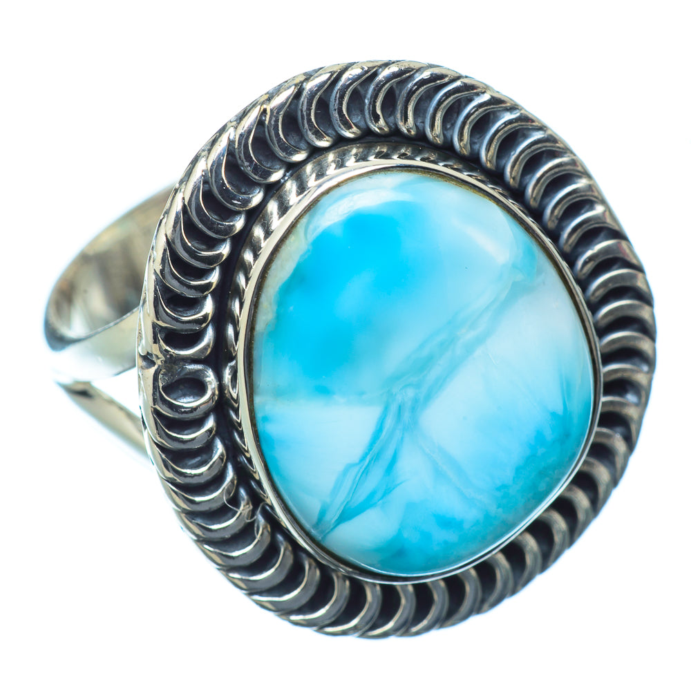 Larimar Rings handcrafted by Ana Silver Co - RING14099