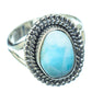 Larimar Rings handcrafted by Ana Silver Co - RING14287