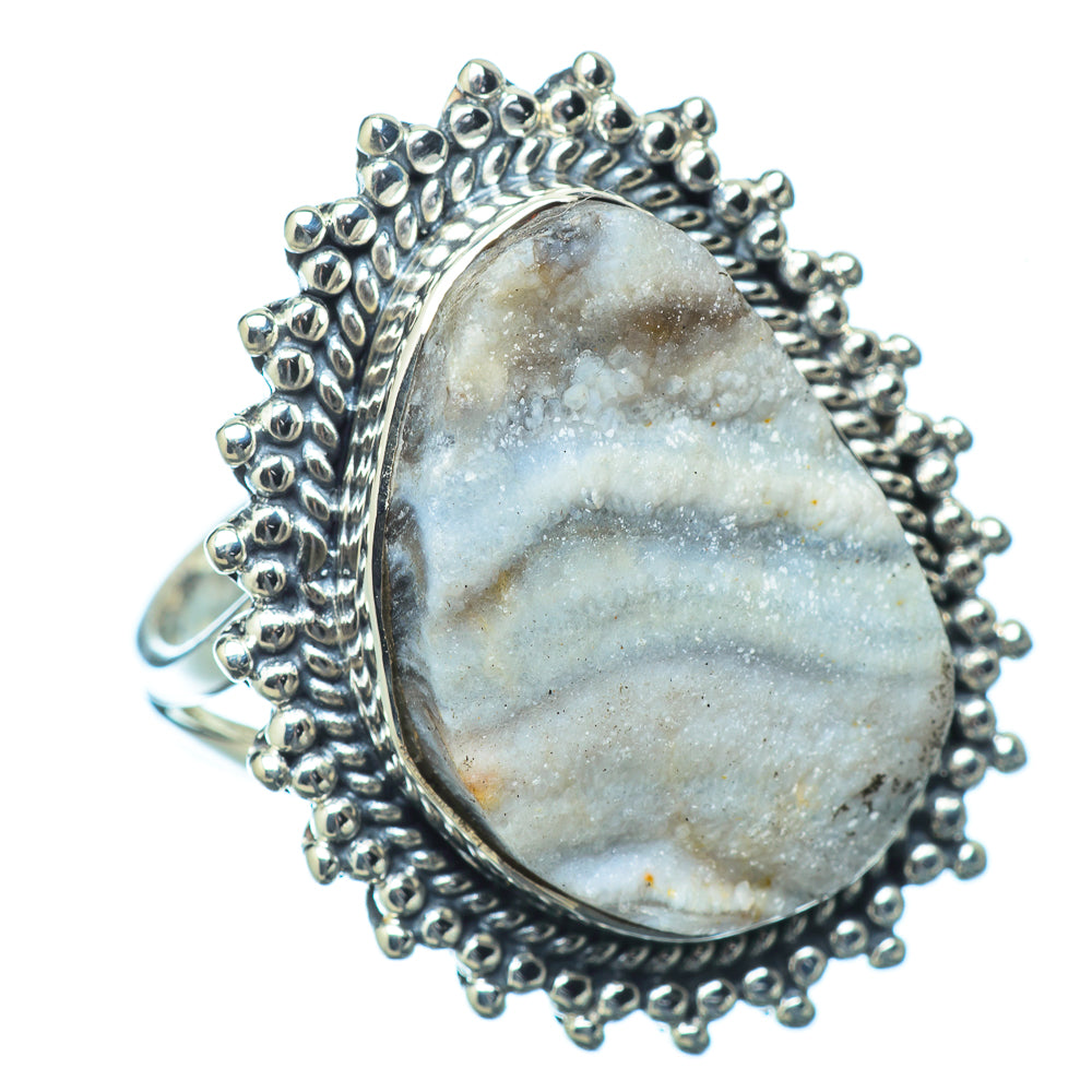 Desert Druzy Rings handcrafted by Ana Silver Co - RING14478