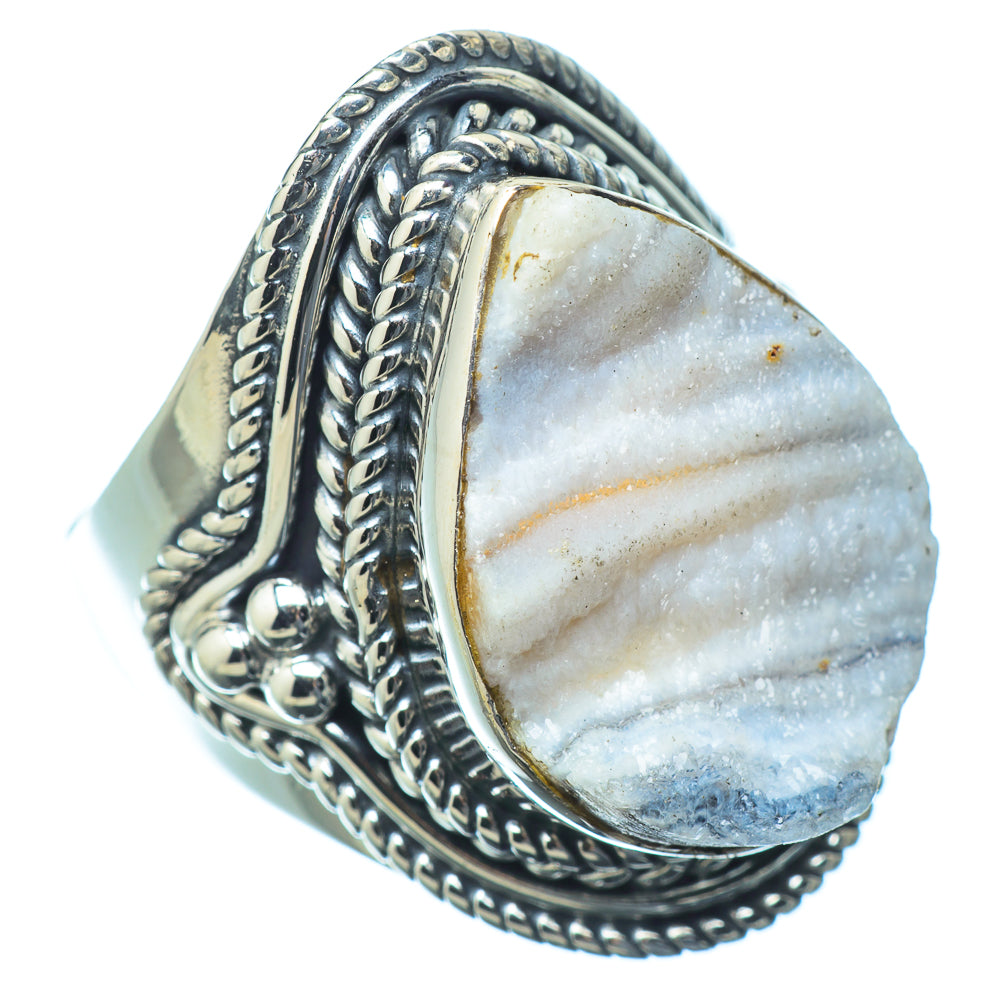 Desert Druzy Rings handcrafted by Ana Silver Co - RING14479