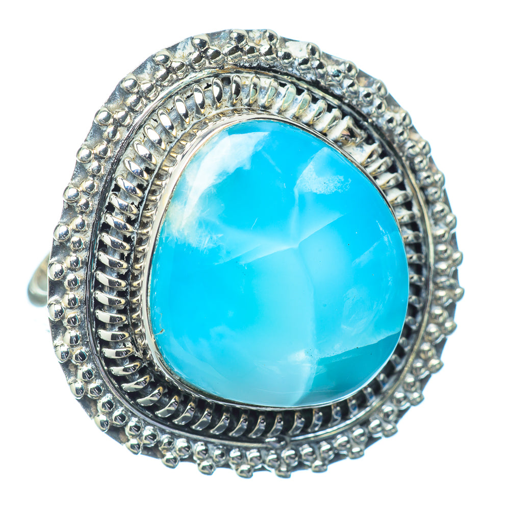 Larimar Rings handcrafted by Ana Silver Co - RING14742