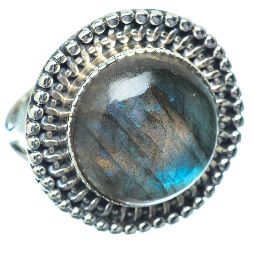 Labradorite Rings handcrafted by Ana Silver Co - RING14895