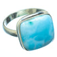 Larimar Rings handcrafted by Ana Silver Co - RING14917