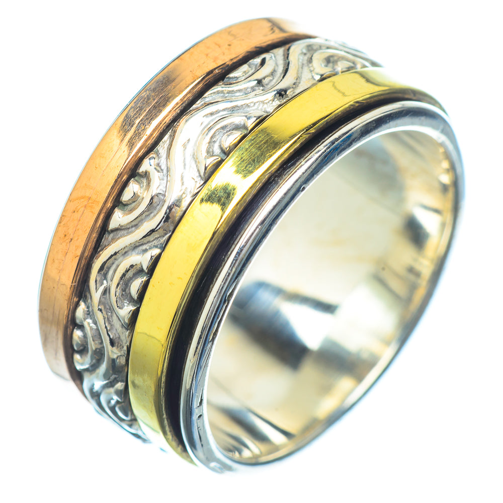 Meditation Spinner Rings handcrafted by Ana Silver Co - RING16398