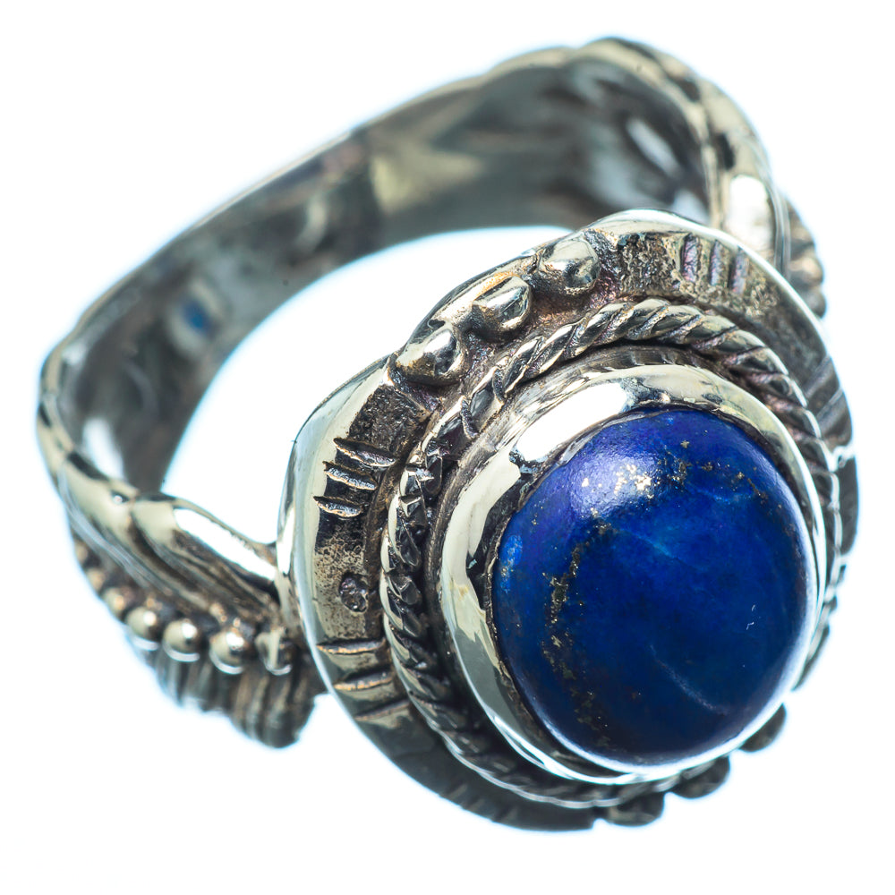 Lapis Lazuli Rings handcrafted by Ana Silver Co - RING17129