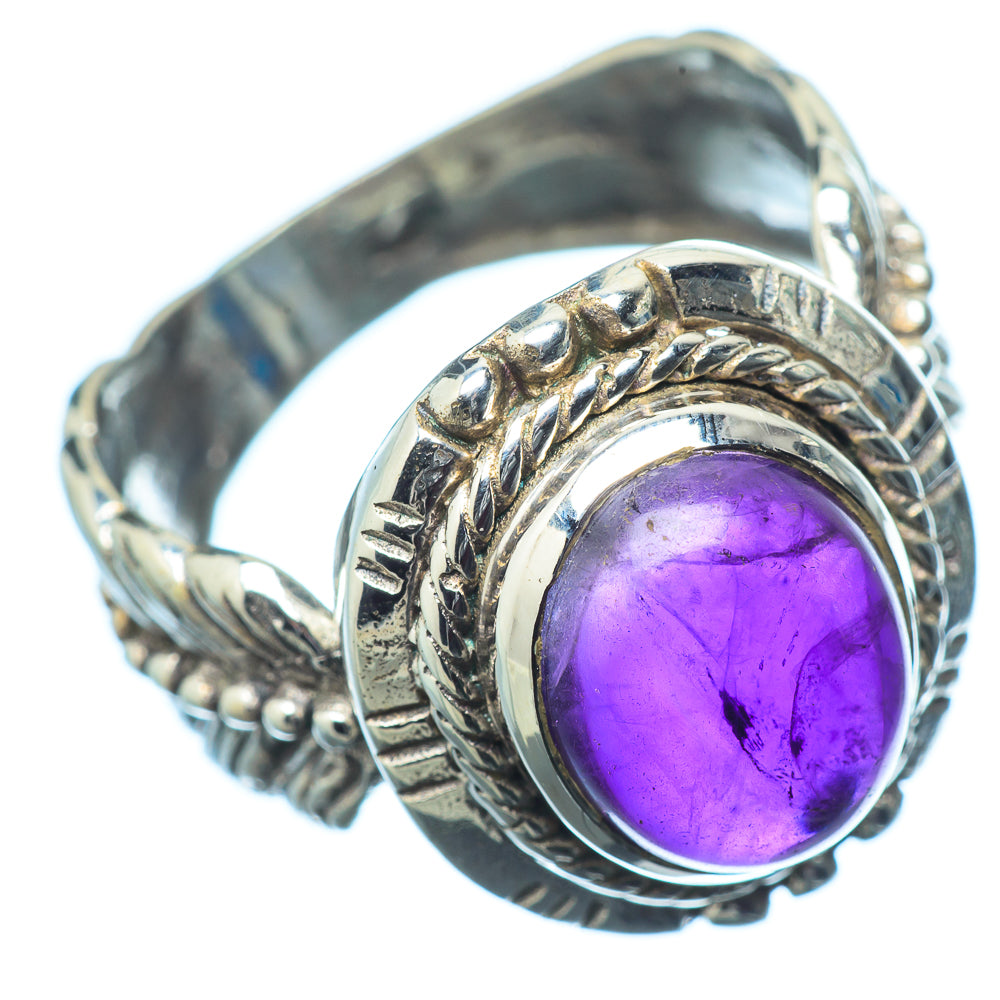 Amethyst Rings handcrafted by Ana Silver Co - RING17141